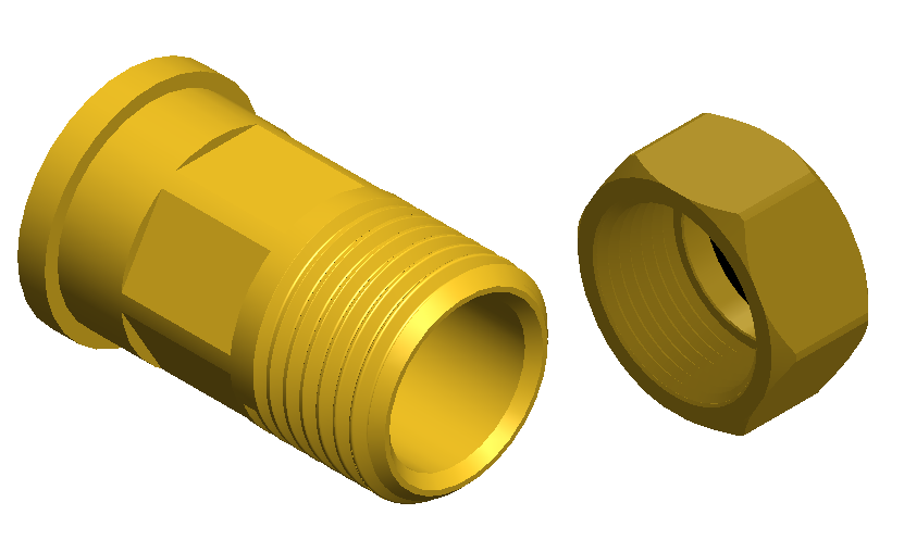 Water Metering - Hydrus - Coupling Kit - DN15