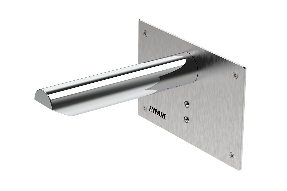 Wall Mounted Sensor Tap: Hands-Free - 205mm Spout