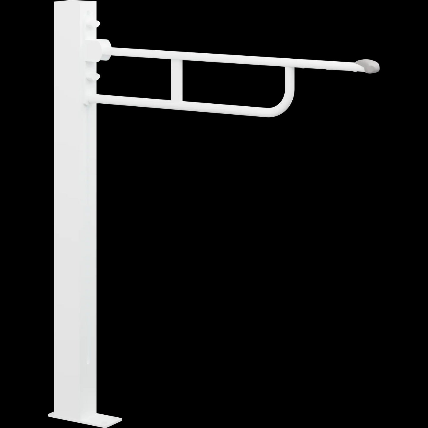 Pressalit Care: Free Standing Toilet Support Arm - Adjustable Height