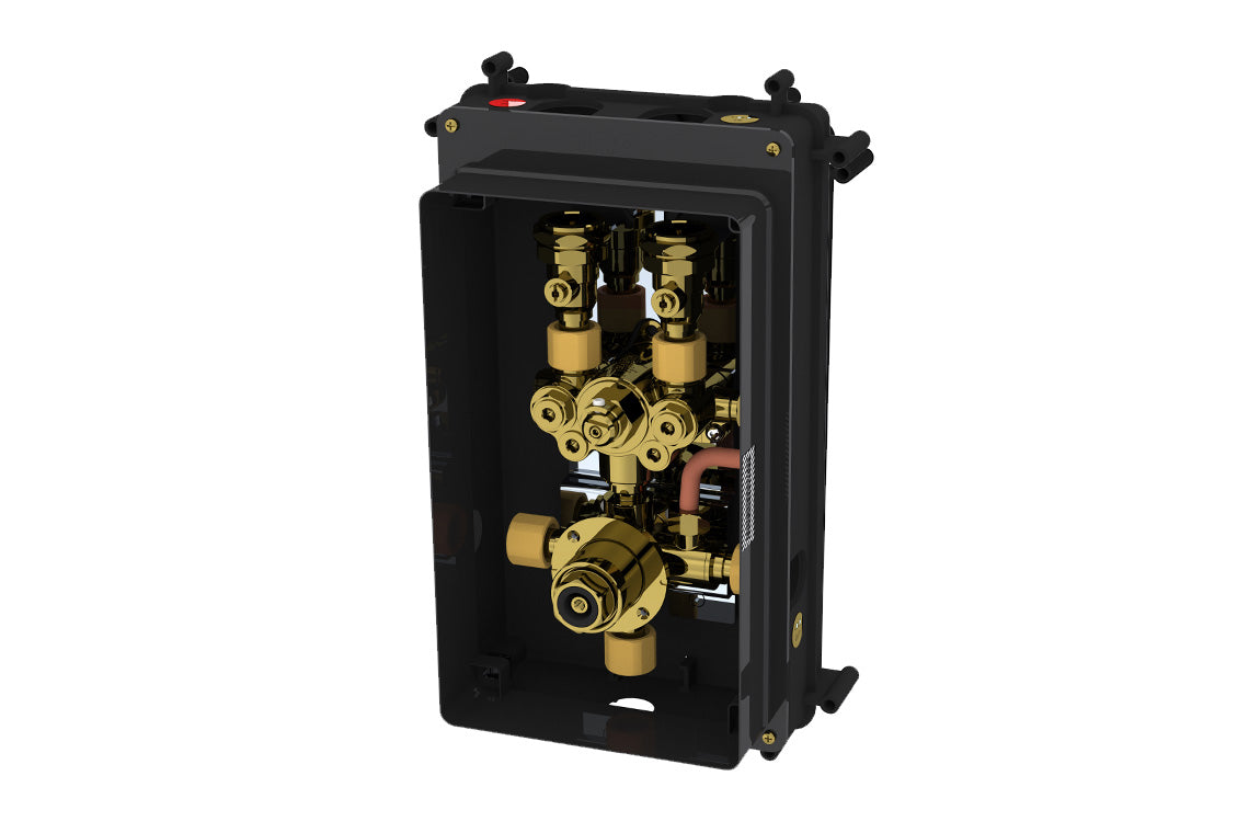 Aquablend Restore Thermostatic Sequential Wall Mixer - Back-of-Wall Assembly