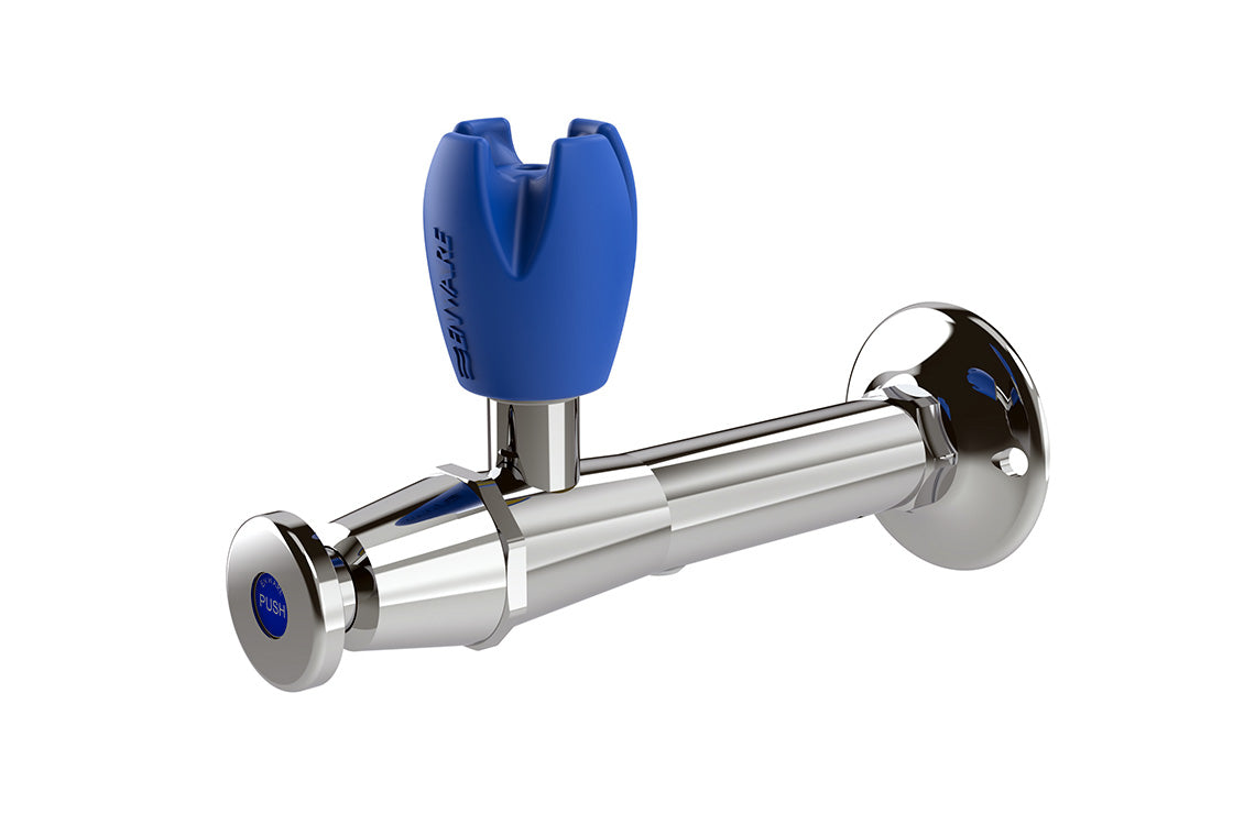 Type 100 Wall Mounted Rubber Guard Bubbler - Push Button
