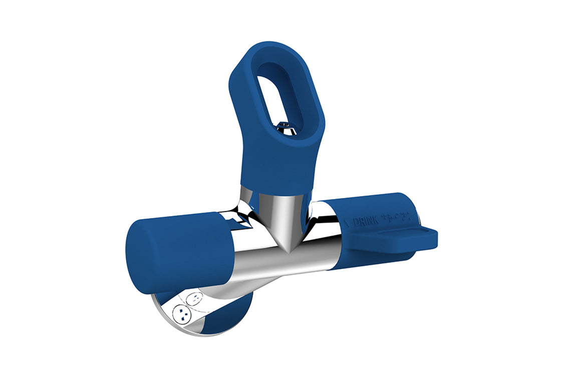 Blueline Type 63 Angled Bubbler for Wallsend Trough Installation with Rubber Guard