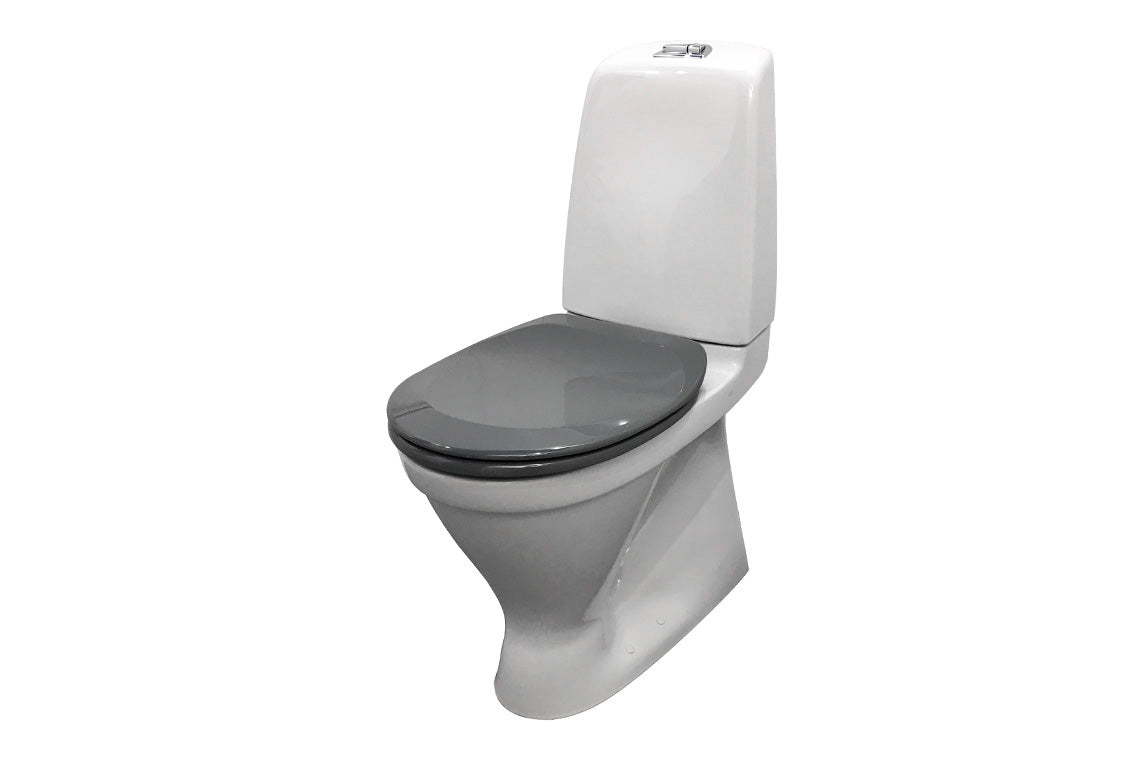 Care 700 Series Toilet S-Trap Raised Height with Grey Care Seat