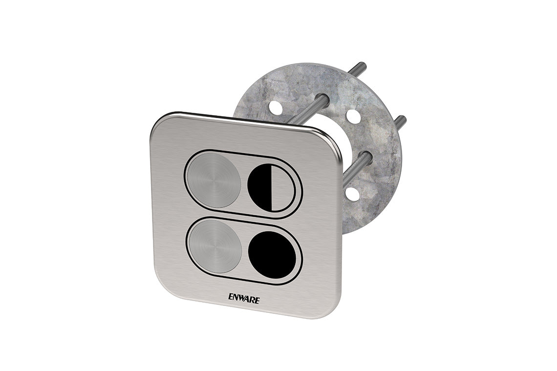 Custodian Dual Flush Control Panel & CN2DF-SD