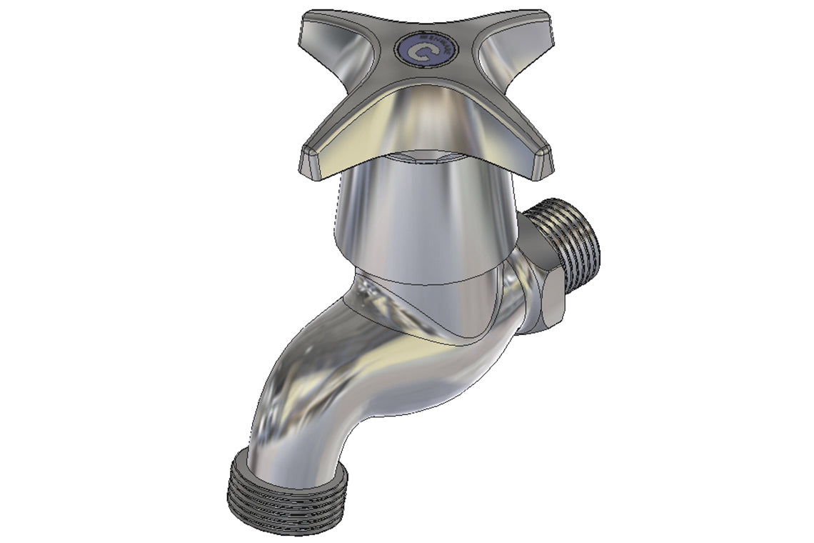 Concealed Spindle Hose Tap - Jumper Valve