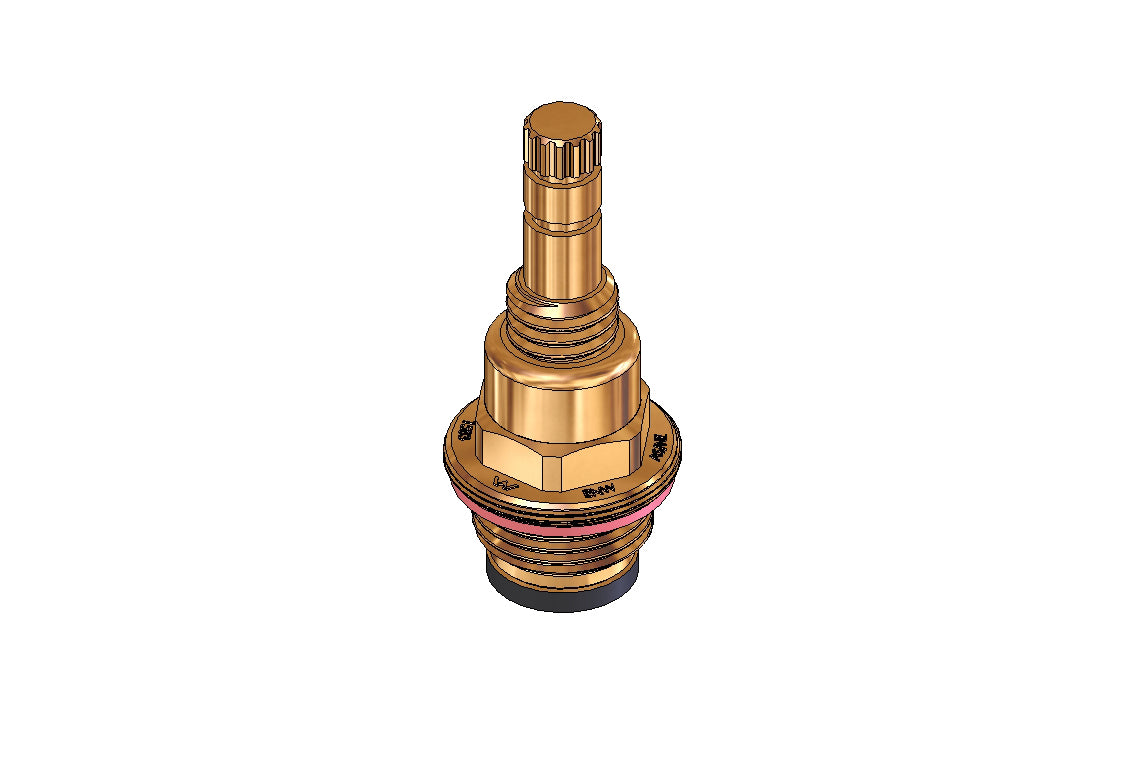 Concealed Spindle: Bib/Pillar Stuffing Box Assembly - Jumper Valve