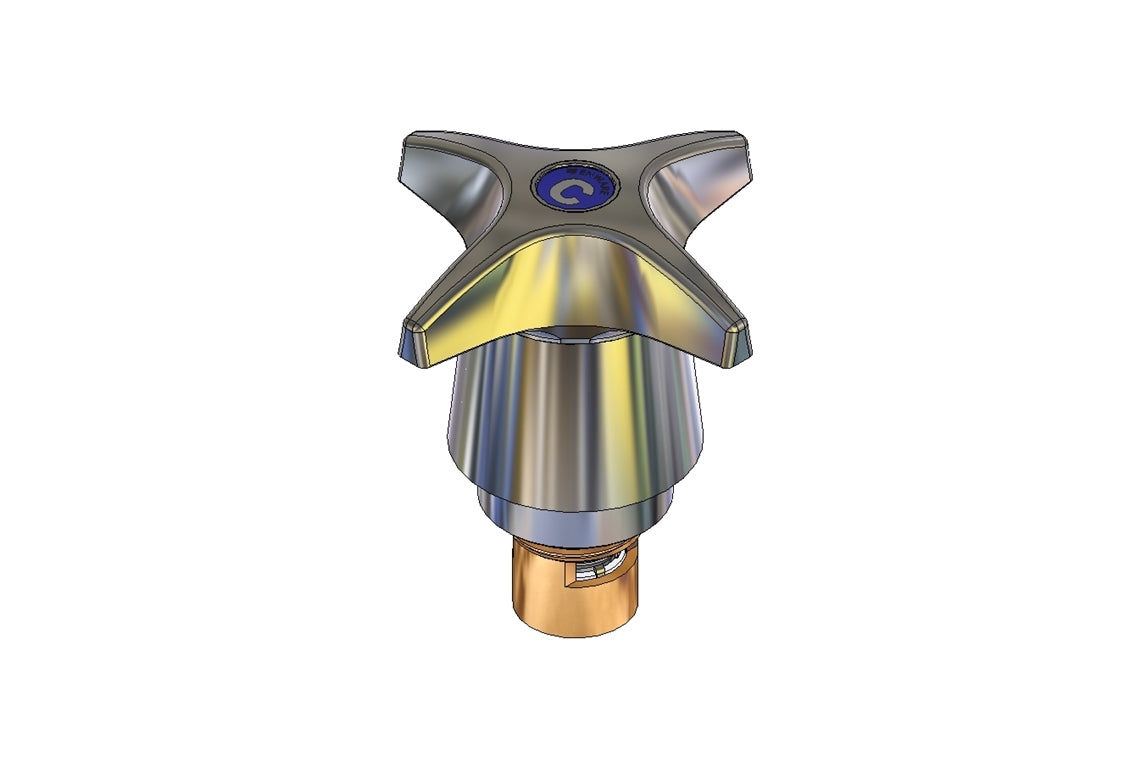 Concealed Spindle: Bib/Pillar Top Assembly - 1/2 Turn Ceramic Disc