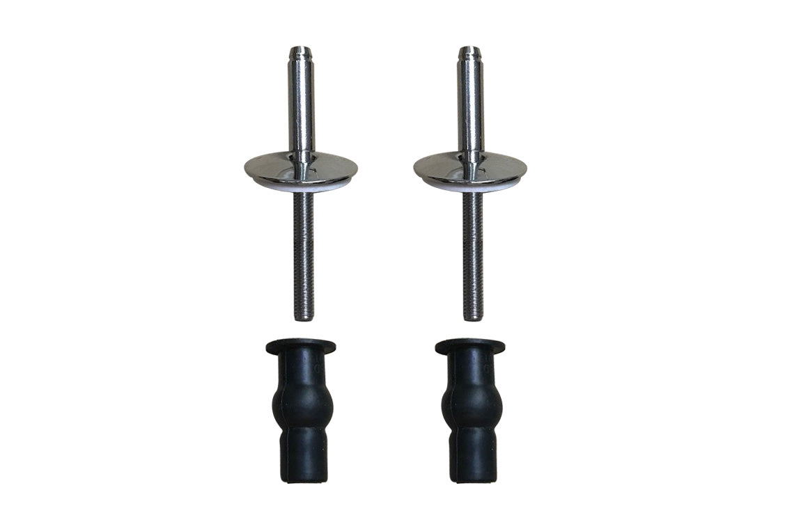 Wall Faced Rimless Close-Coupled Toilet Suite - Raised - EBTWS152 Hinge Kit For Soft Close Seat