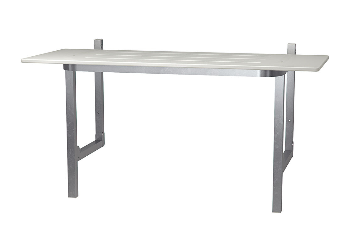 Wellbeing Fold Down Shower Seat SS - 960mm- with additional seat depth