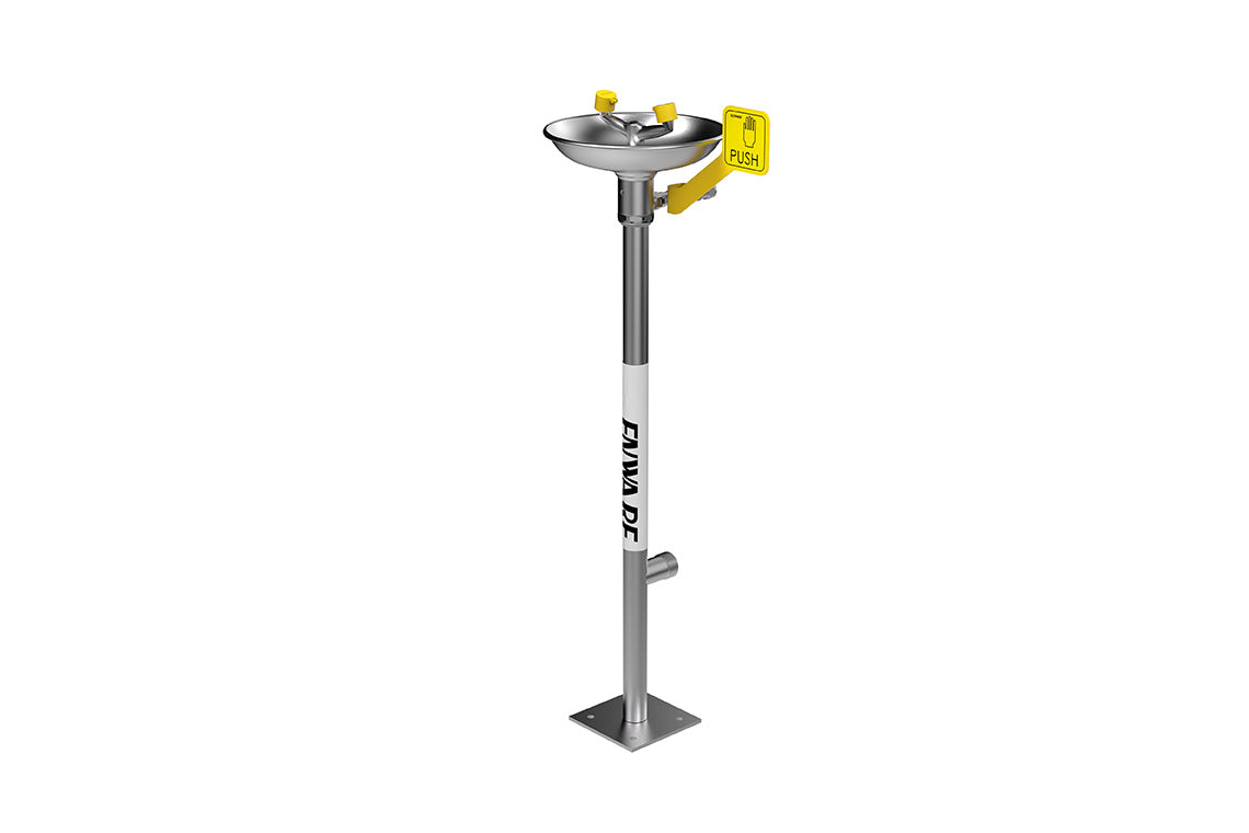 Emergency Eye Wash Pedestal Mounted - Hand Operated & EEE180