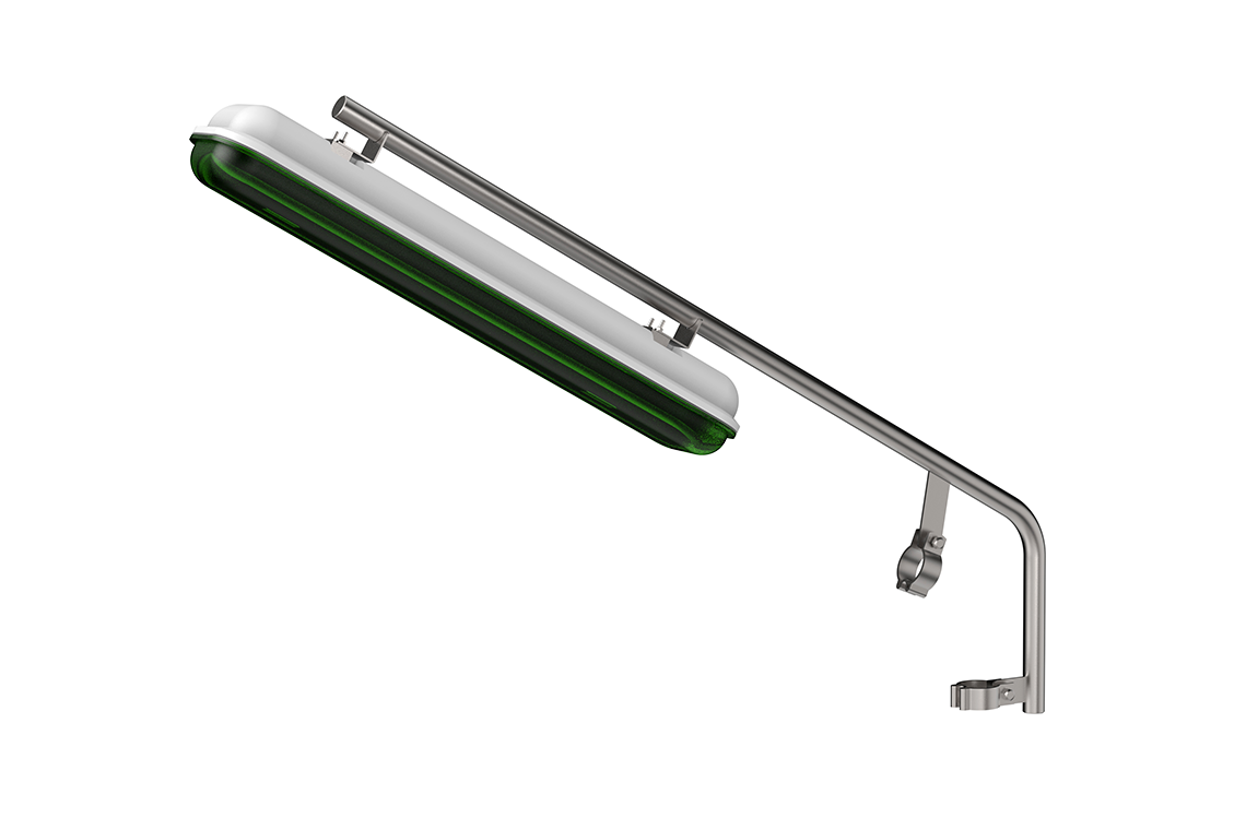 Green LED Safety Light Non-Hazardous with Bracket
