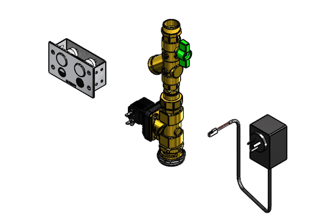 Touch-Activated Dual Flush WC Flushing System - Duct Access