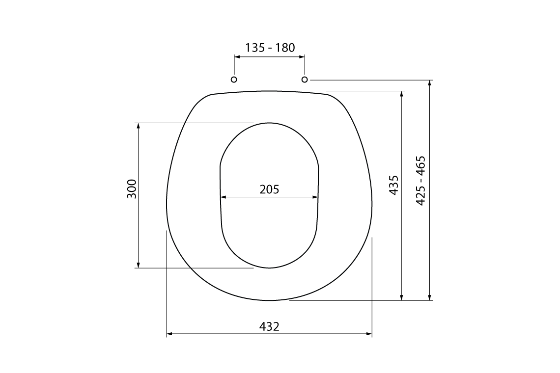 Pressalit Care: Ergosit - Toilet Seat - - Cover