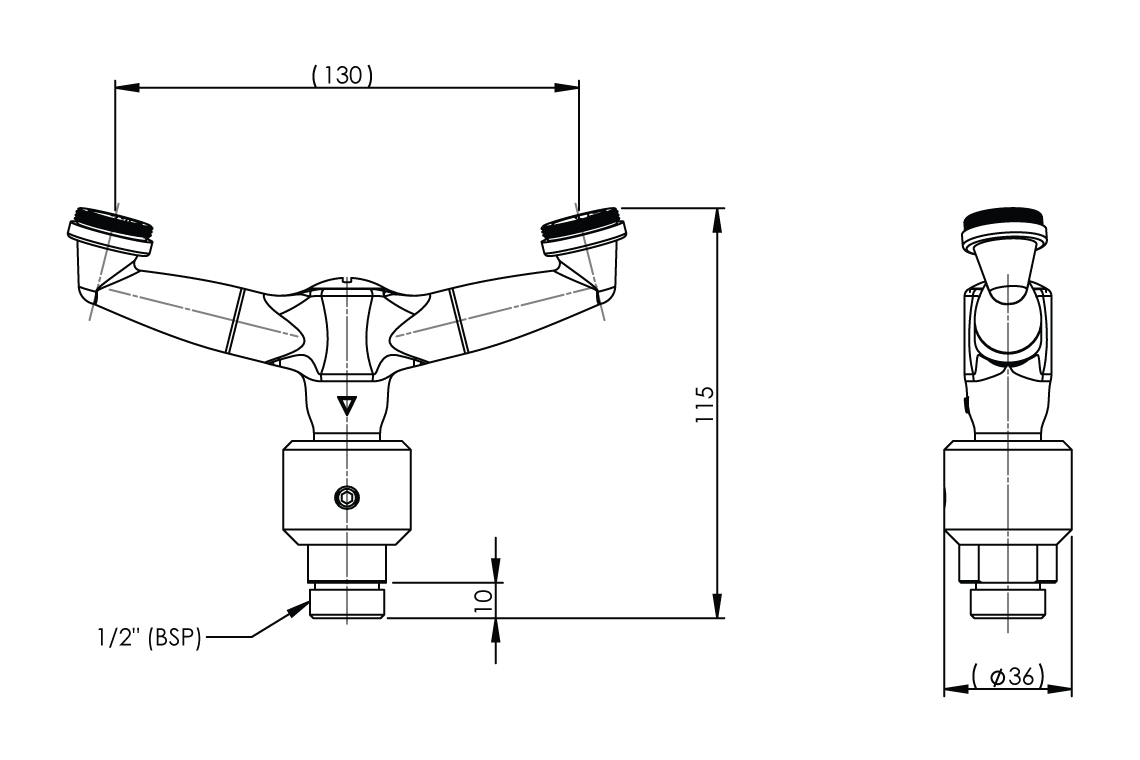 Retrofit ECE Eyewash Frame Only