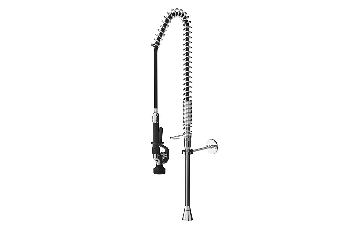 Food Service: Hob Mounted Riser Assembly with Spring Return