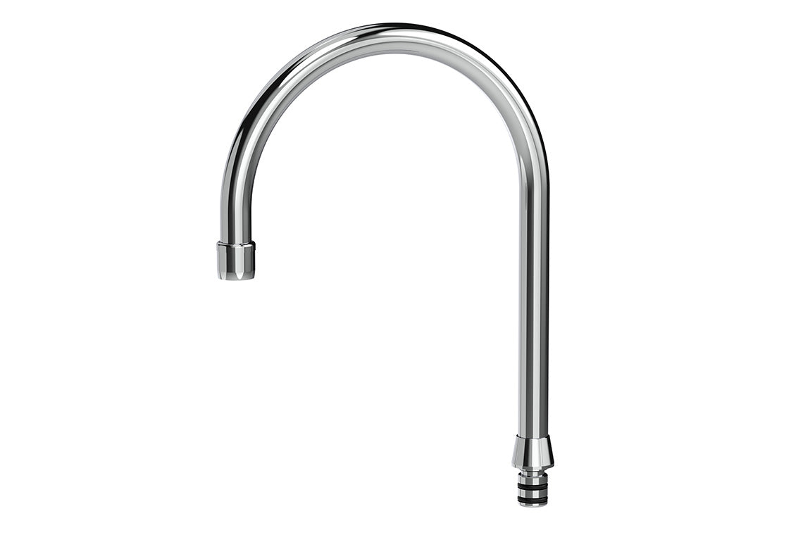 Curved Outlet Aerated - 200mm - 135mm Height