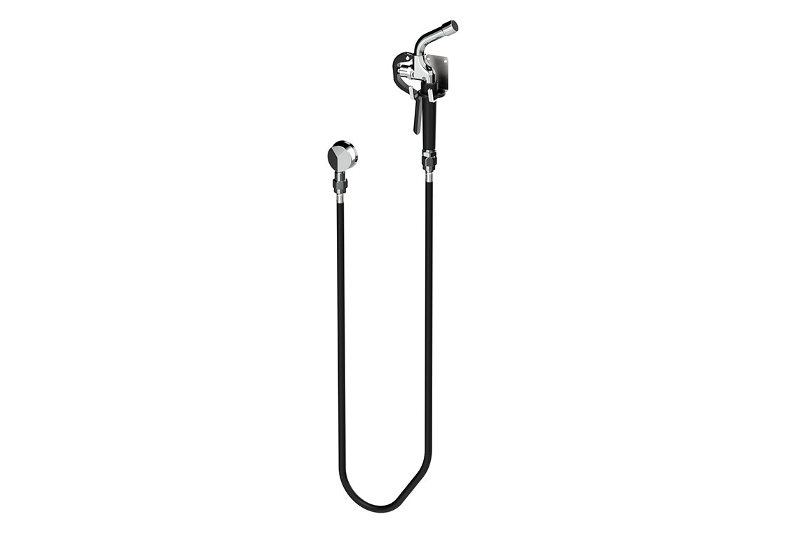Washdown Handheld Trigger Spray with SP325 Fixed Spray - 1500mm Flexible Hose and Wall Bracket