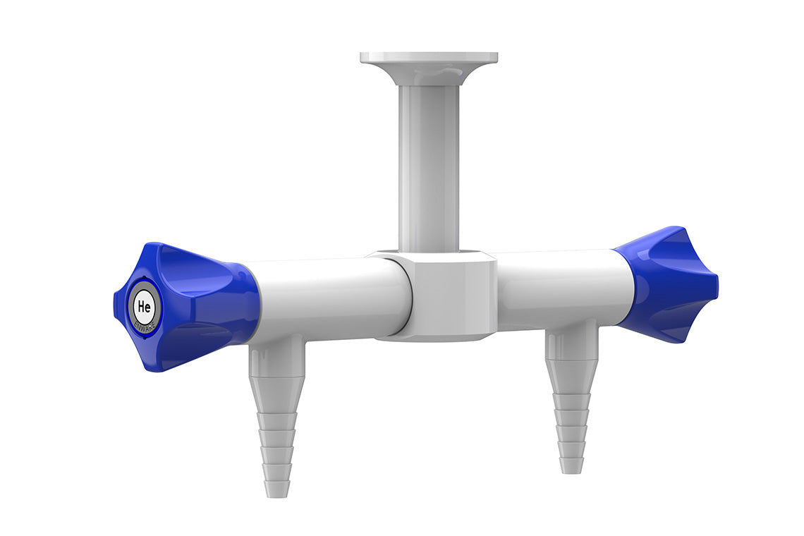 ComLab 2 Way Pendant Needle Valve - Dry Media - Air/ CO2/ HE/ AR/ N2