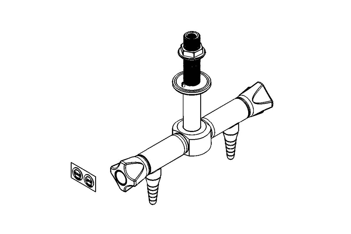ComLab 2 Way Pendant Needle Valve - Natural Gas/LPG