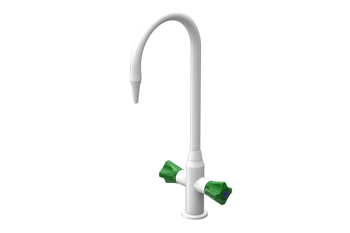 ComLab Bench Mounted Dual Mixer with Swivel/ Fixed Gooseneck Outlet