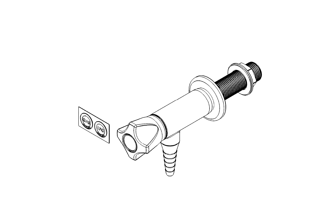 ComLab 1 Way 90 Degree Needle Valve - Natural Gas/LPG