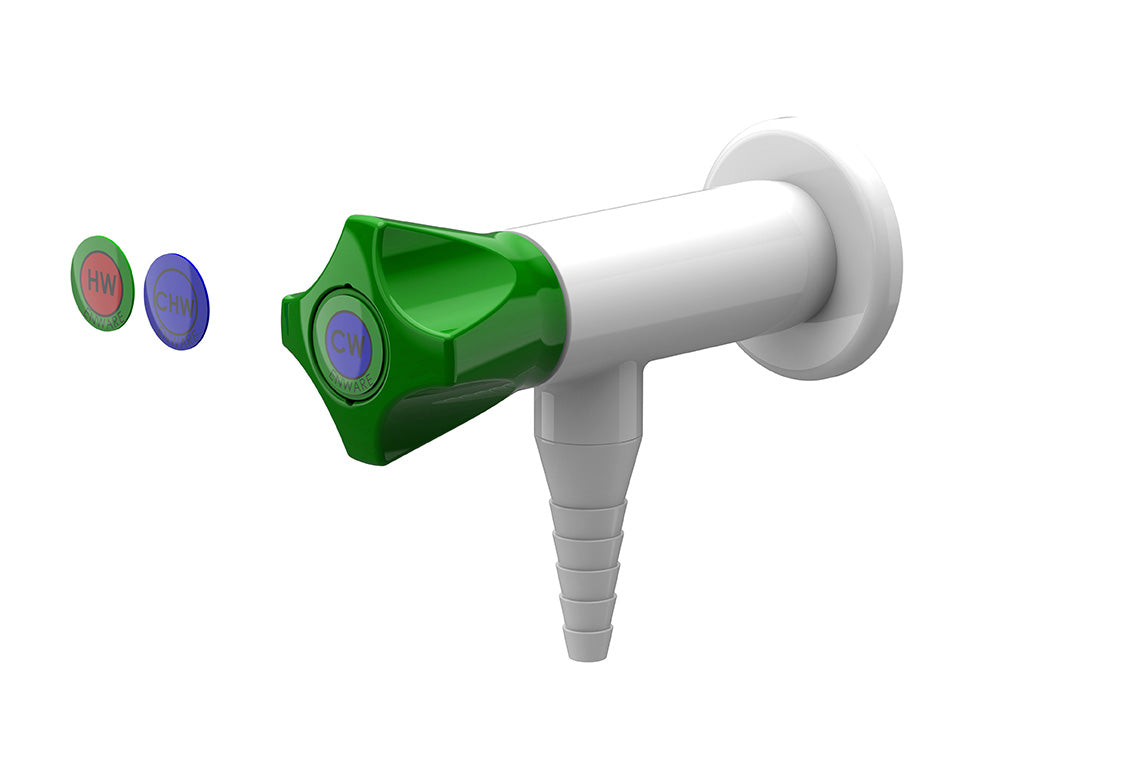 ComLab 90 Degree 1 Way Valve - Ceramic Disc - Water