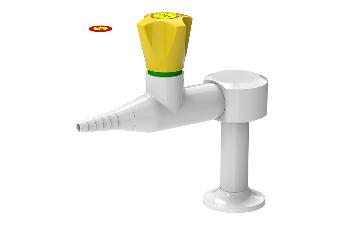 ComLab Bench Mounted 1 Way Straight Push Turn Gas Turret - Natural Gas/LPG
