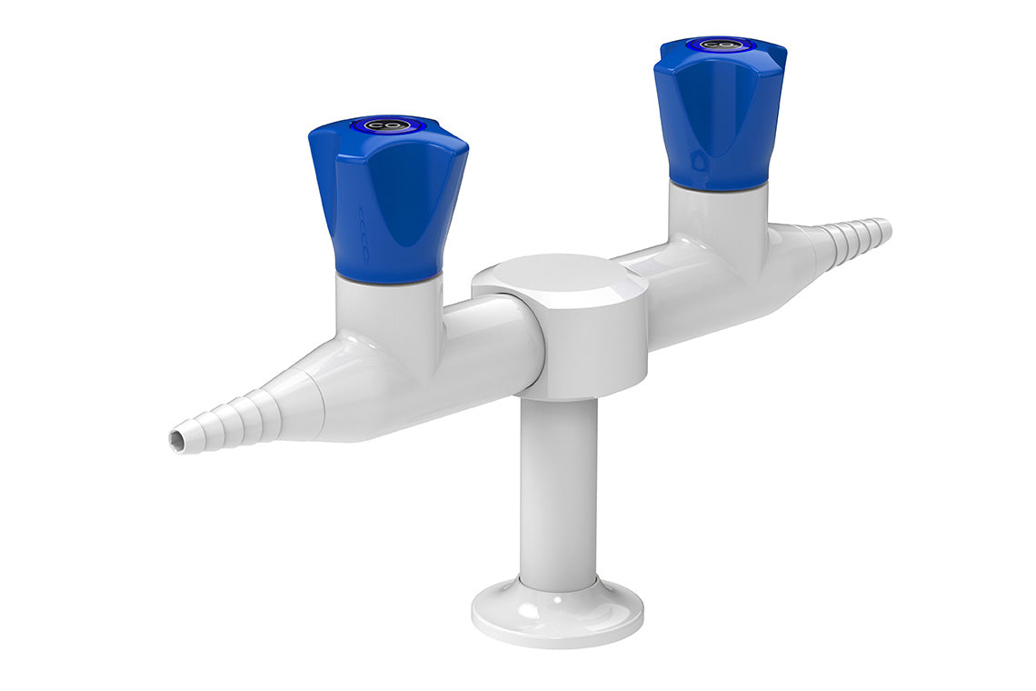 ComLab Bench Mounted 2 Way 180Degree Needle Valve - Dry Media - AIR/ CO2/ HE/ AR/ N2