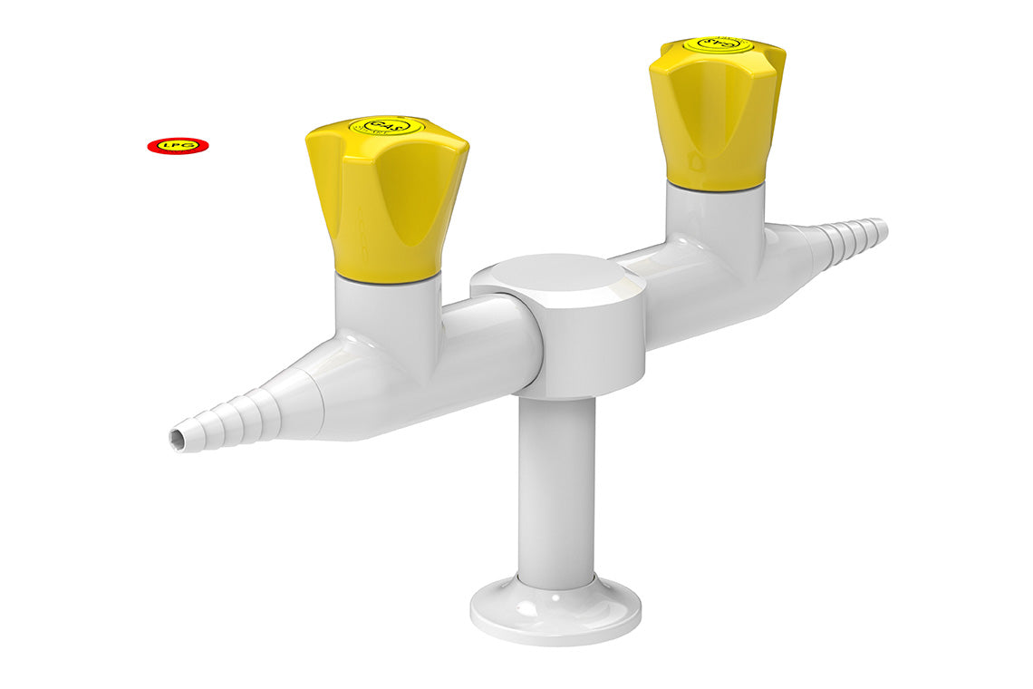 ComLab Bench Mounted 2 Way 180 Degree Needle Valve - Natural Gas/LPG