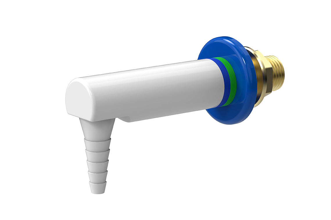 ComLab 90 Degree Fume Cupboard Outlet - AIR/ CO2/ HE/ AR/ N2