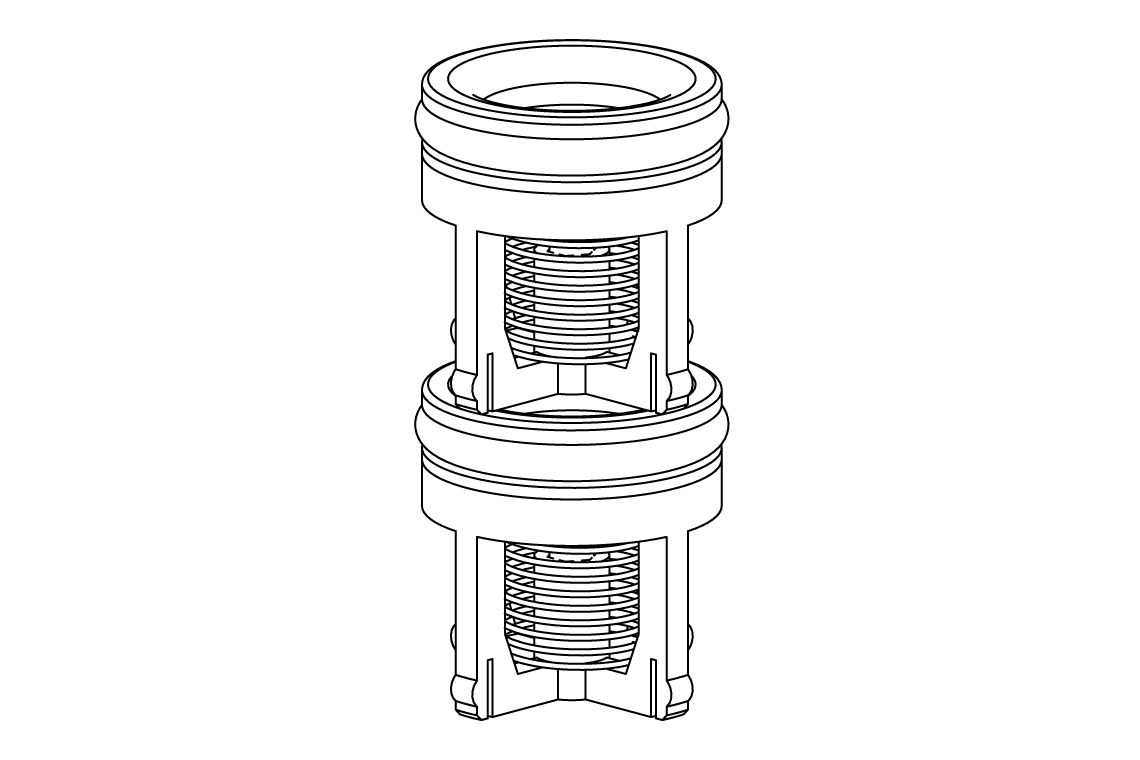 Dual Check Valve - LCN Nozzle
