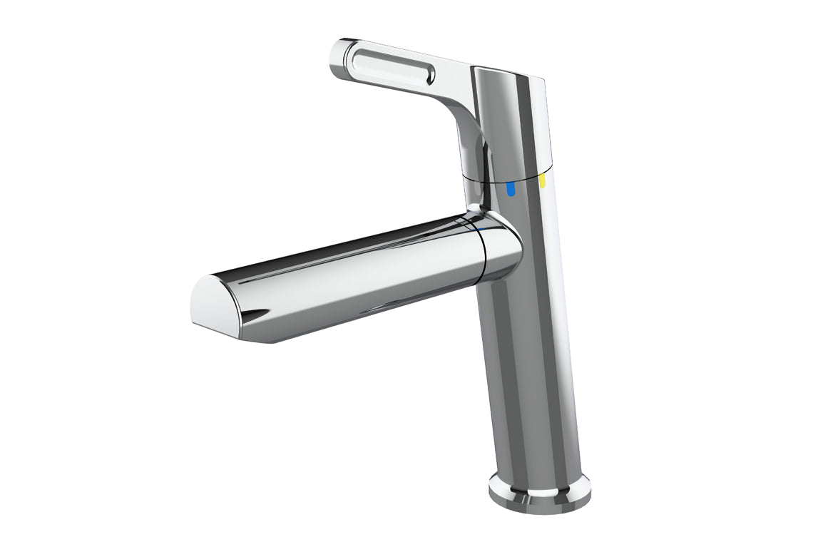 Leva Sequential Basin Mixer - 80mm Lever