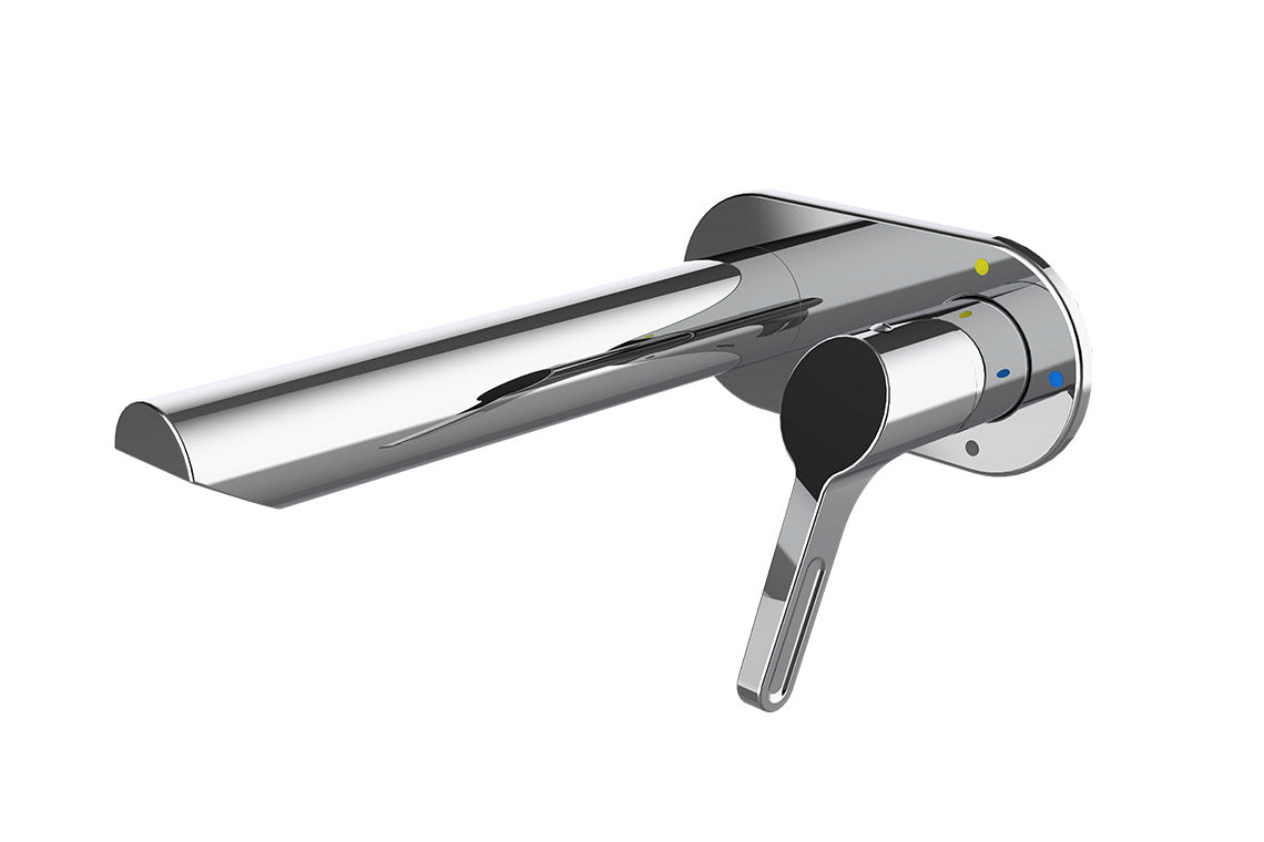 Leva: Sequential In-Wall Basin Mixer - 230mm Spout