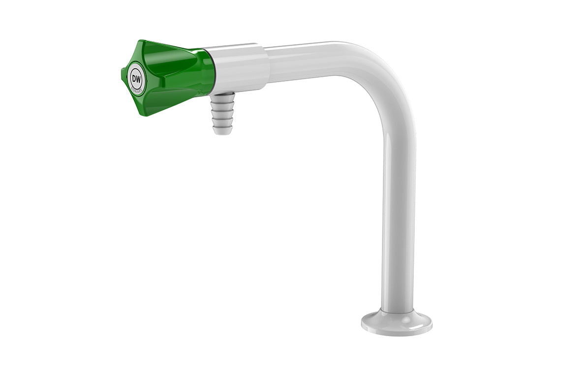 Type 17 Bench Mounted 1 Way Stainless Steel 90 Degree Reverse Osmosis / Pure Water Laboratory Tap