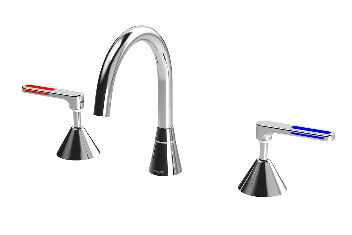 Livia Basin Set - Swivel Spout