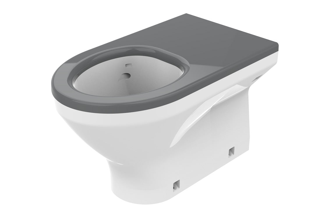 Restore Secure Anti-Ligature Solid Surface Wall Faced Pan 700mm