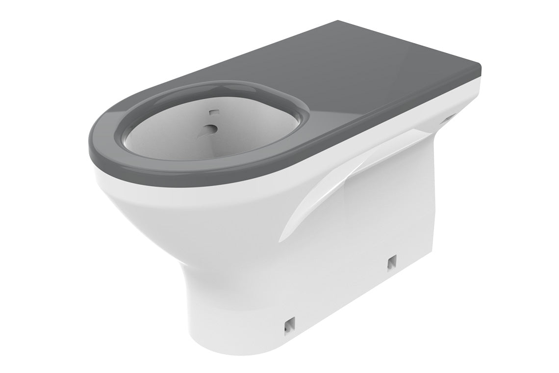 Restore Secure Anti-Ligature Solid Surface Wall Faced Pan Accessible Toilet