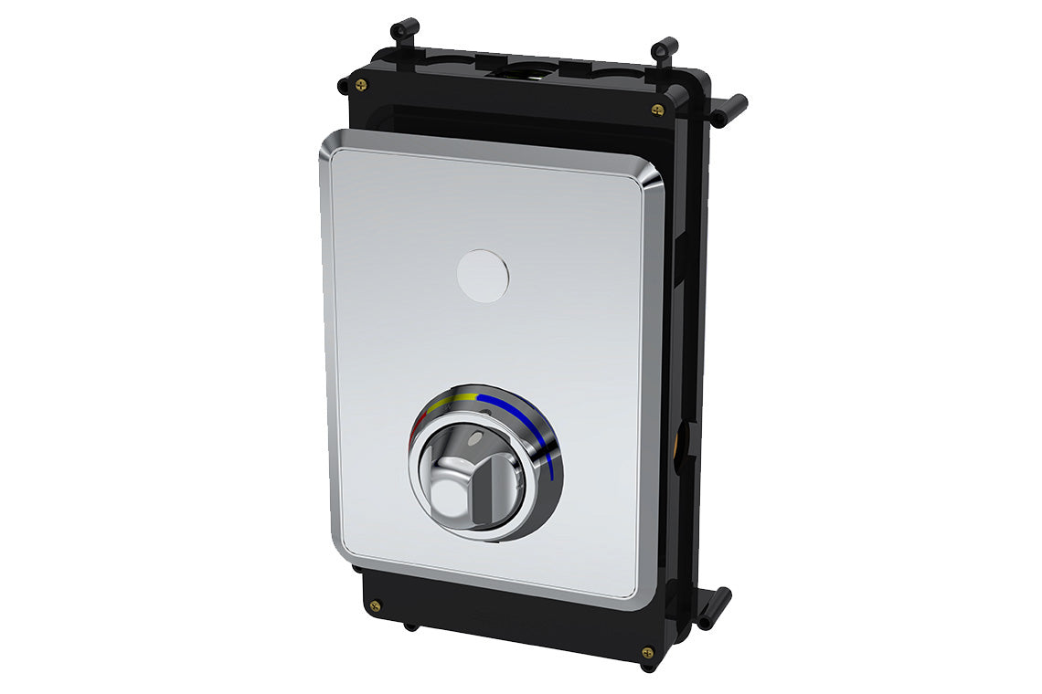 Restore Mental Health Wall Mixer with Piezo Touch Time Flow - Front-of-Wall Assembly