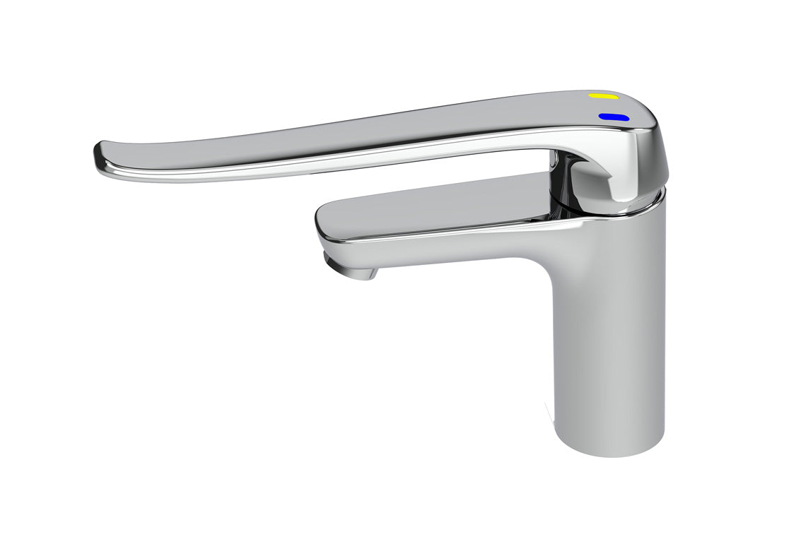 Oras: Safira - Basin Mixer - Extended Lever Handle & SAF606D-RB & SAF606D-YB
