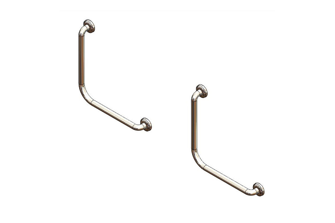 Grab Rails S/S 90 Deg 450X450 (1 X Pair)