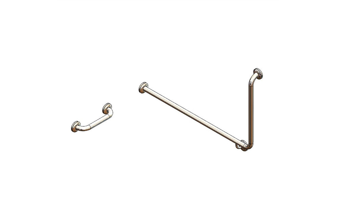 Grab Rail S/S Kit Lh Accessible Toilet