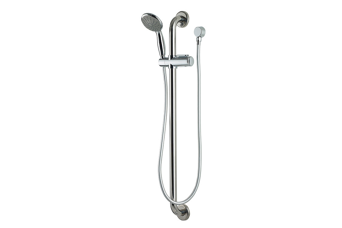 Elbow/Adjustable Shower Head Holder - Chrome
