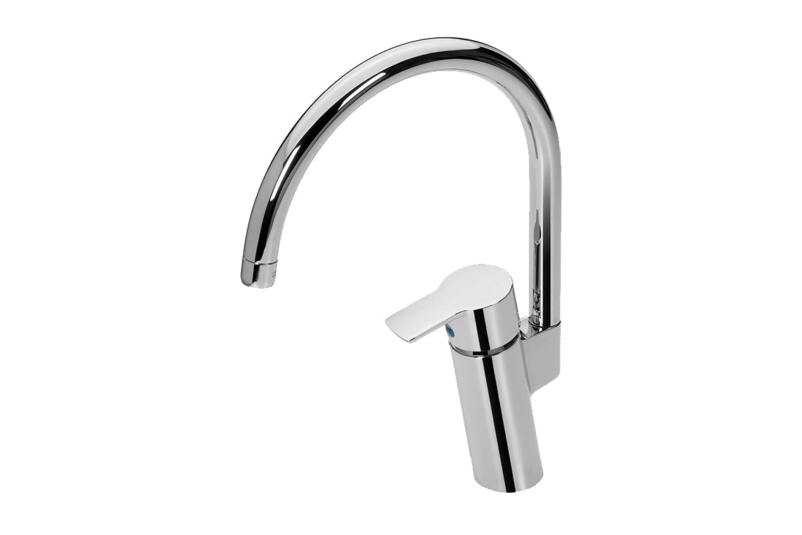 Oras Cubista Sink Mixer Gooseneck Spout - Aerated 6 Star