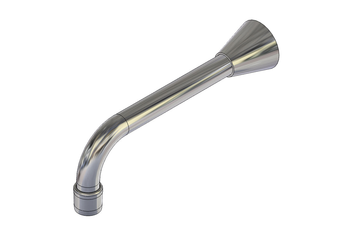 Wall Mounted Fixed Bath Spout - 200mm
