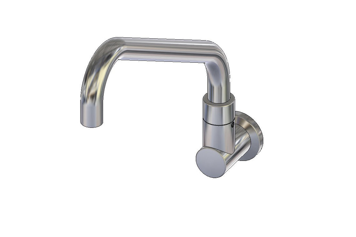 Cache Wall Mounted Standard Sink Spout - Swivel Outlet - 270mm