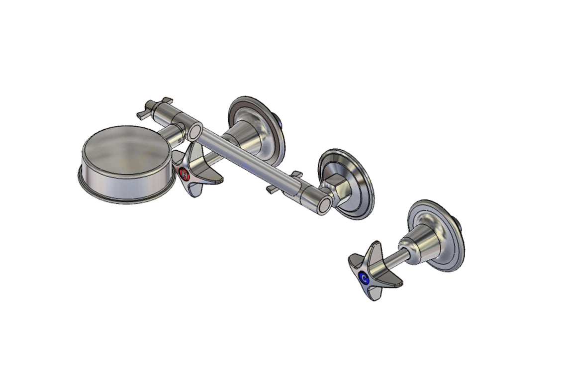 School Pattern Recess Set with SP263 Shower - Jumper Valve
