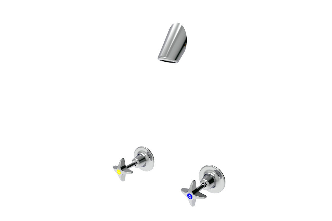School Pattern Recess Set with Custodian Wall Mounted Shower