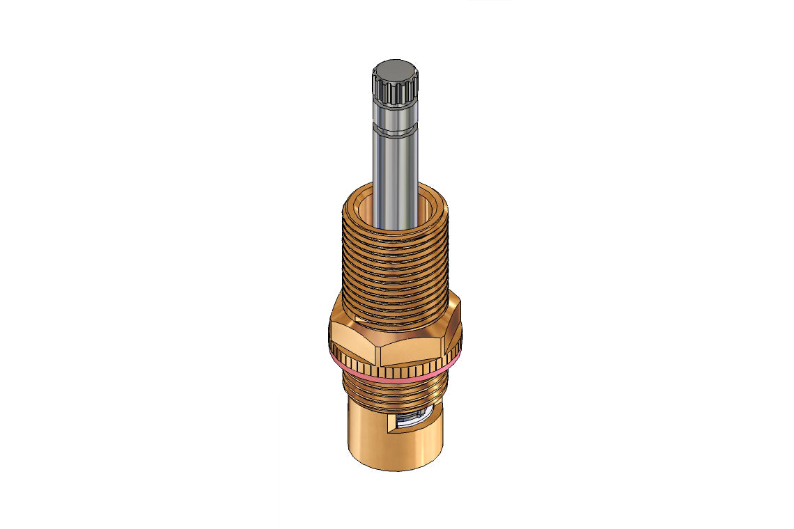 School Pattern - Stuffing Box Assembly - Recess - 1/2 Turn Ceramic Disc Standard