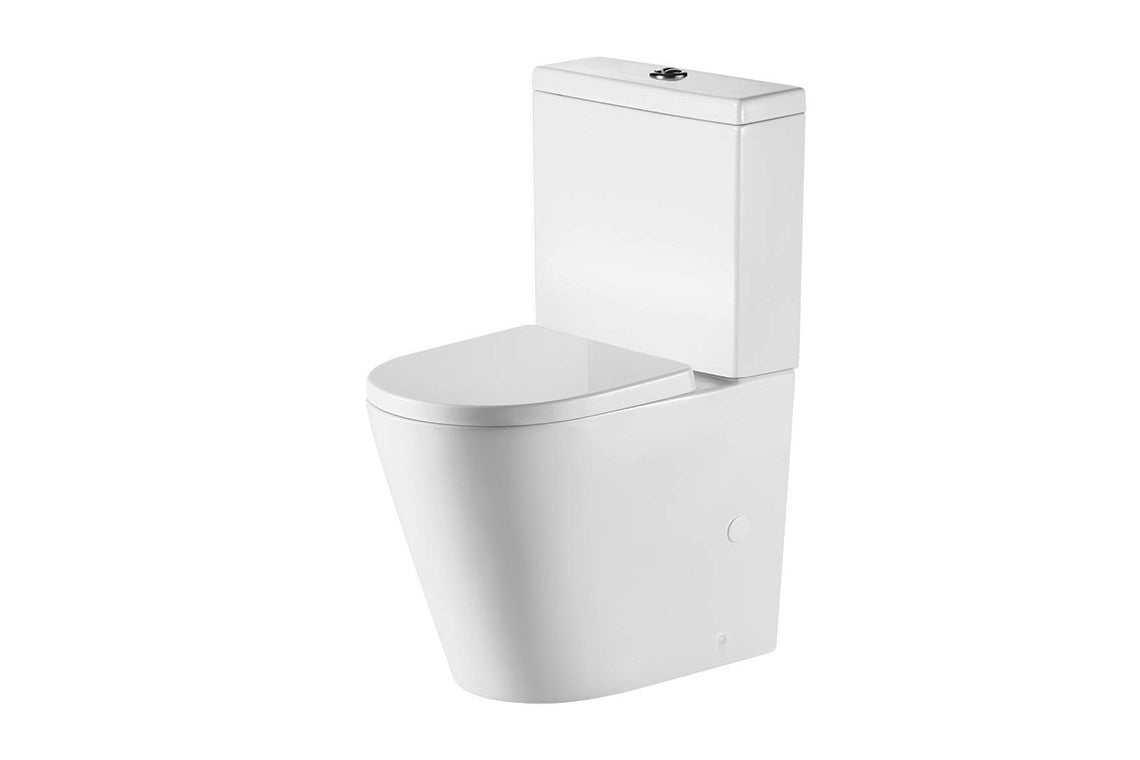 Wellbeing Back-to-Wall Close-Coupled Toilet Suite - Raised Height