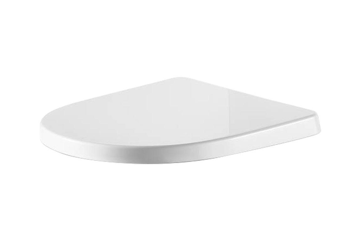 Double Flap White Soft Close Seat - Suit Wellbeing Back-to-Wall Close-Coupled Toilet Suite